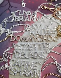 Personalized Bling Necklace