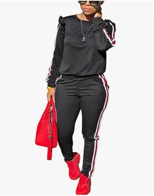 Red Striped Jogger - Image 5