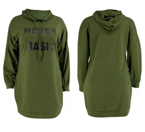 Hoodie Sweatshirt Dress - Image 4