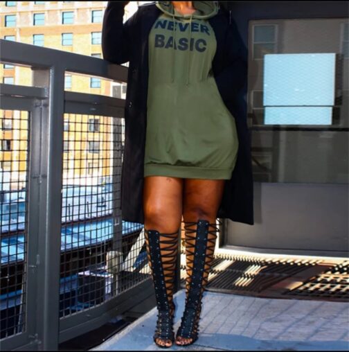 Hoodie Sweatshirt Dress