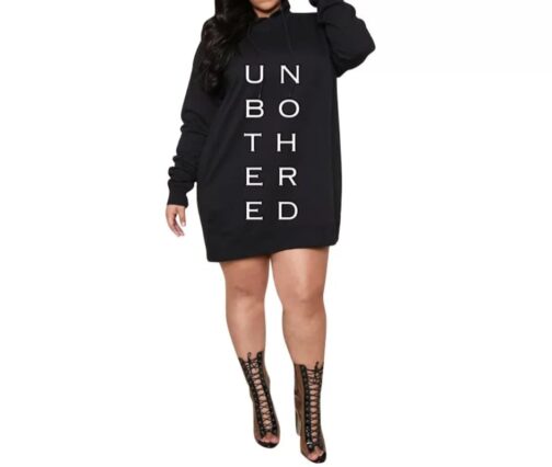 Hoodie Sweatshirt Dress - Image 3